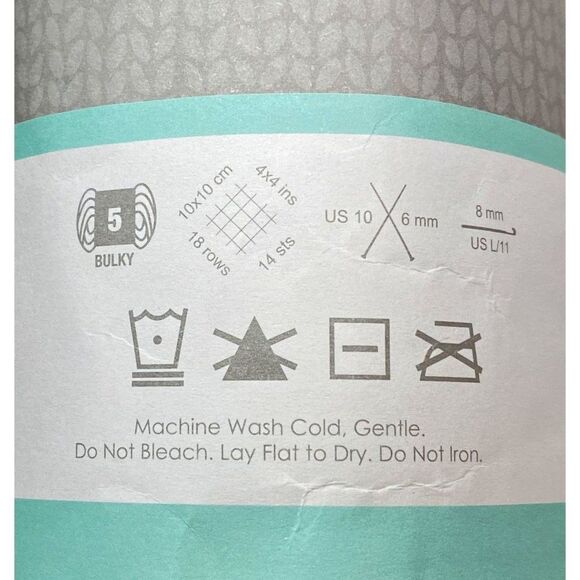 Fair Isle Nantucket Yarn 2 Sks Sandy Beach Neutral Acrylic & Super Wash Wool NE - Picture 4 of 5